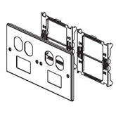 Legrand - Wiremold 4047-2BBTT 6000/4000® Series Four-Gang Overlapping Cover Two Duplex & TracJack Mini Adapters